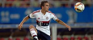 Philipp Lahm ist hinten zu wertvoll für die Bayern. Deswegen wird er in dieser Saison wohl nicht so oft im Mittelfeld auflaufen.