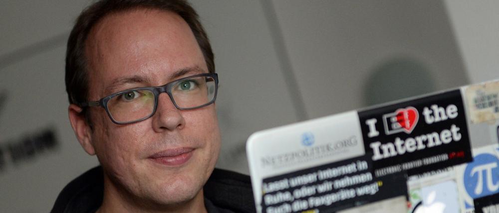 Markus Beckedahl, Gründer des Portals Netzpolitik.org 