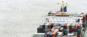 Das Rückgrat des Welthandels: Ein Containerschiff, das vielleicht bald auch zwischen den Freihandelszonen TTP und TTIP verkehren wird. 