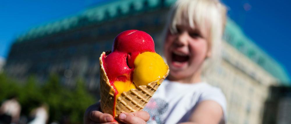 Ernährungsempfehlung für Dienstag in Berlin: Eis.