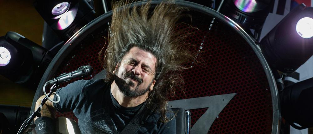 Dave Grohl, Frontman der Foo Fighters, bei einem Auftritt der Band in Seoul
