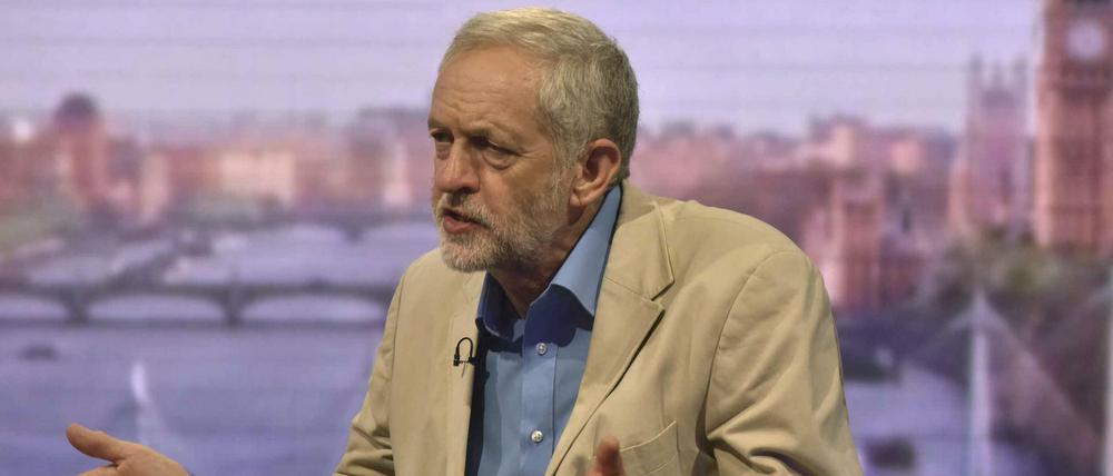 Hat große Chancen, Chef der Labour Party zu werden. Der ultralinke Kandidat Jeremy Corbyn. 