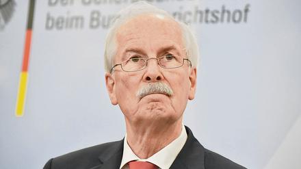 Wegen der Affäre um Netzpolitik musste Harald Range als Generalbundesanwalt seinen Hut nehmen.