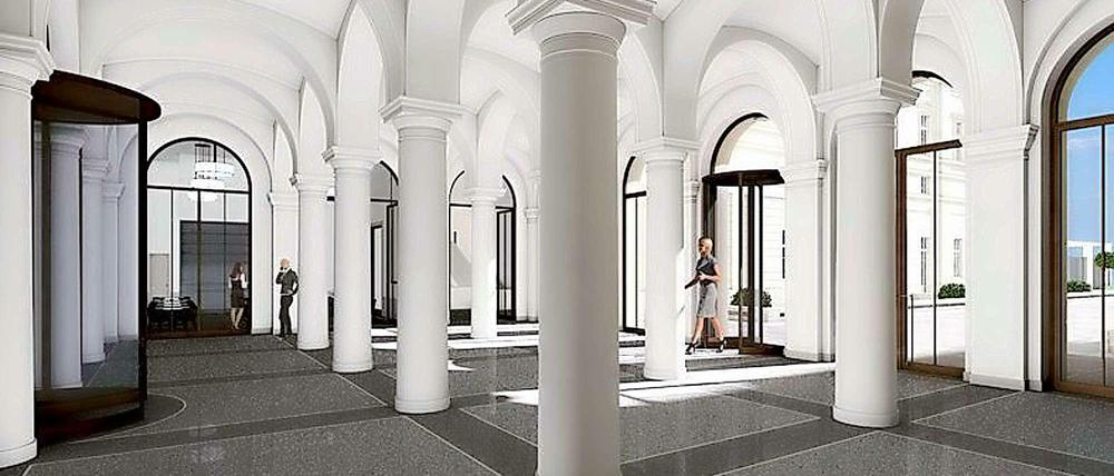 Leere Hallen? So könnte er einmal aussehen, der wieder aufgebaute Palast Barberini in Potsdam. Ob er auch die Kunstsammlung von SAP-Mitgründer Hasso Plattner beherbergen wird, ist neuerdings fraglich. Plattner droht, seine Sammlung lieber in Kalifornien ausstellen zu lassen, sollte das Kulturgutschutzgesetz von Kulturstaatssekretärin Monika Grütters beschlossen werden.