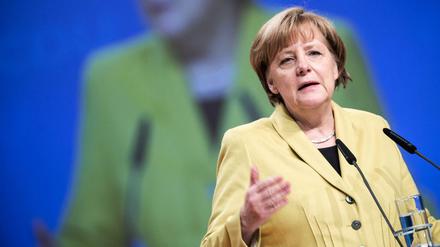 Die CDU-Vorsitzende und Bundeskanzlerin Angela Merkel. 