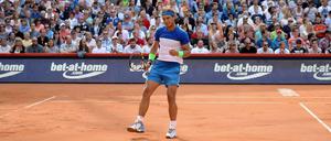 Rafael Nadal hat alles im Griff und erreicht locker und leicht das Finale von Hamburg.