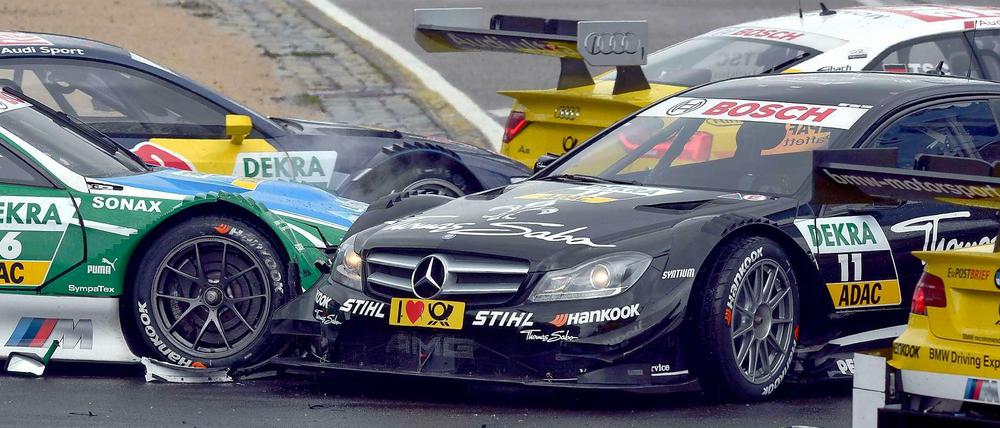 Kontaktfreudig: In der DTM gehört auch das Drücken und Schieben dazu.