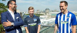 Friede, Freude, Eierkuchen. Hertha BSC hat einen neuen Trikotsponsor.