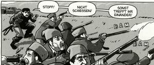 Freund oder Feind? Eine Szene aus „Jerusalem - Ein Familienporträt“.