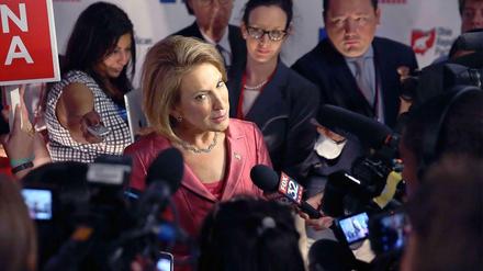 Hatte am Donnerstag die Aufmerksamkeit der Medien sicher: Carly Fiorina.