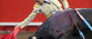 Der spanische Stierkämpfer Enrique Ponce in Santiago.