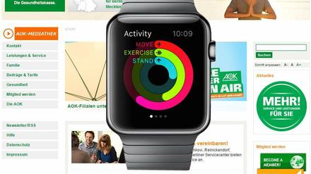 Mit 50 Euro bezuschusst die AOK Nordost den Kauf einer Apple Watch, weil sie auch als Fitnesstracker eingesetzt werden kann.