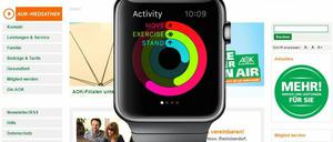 Mit 50 Euro bezuschusst die AOK Nordost den Kauf einer Apple Watch, weil sie auch als Fitnesstracker eingesetzt werden kann.
