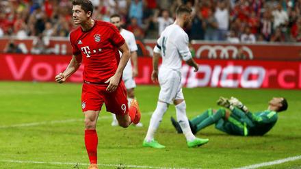 Robert Lewandowski traf kurz vor Schluss zum 1:0-Endstand.