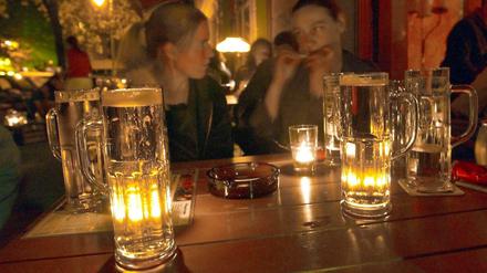 Kneipenabend im Prenzlauer Berg.