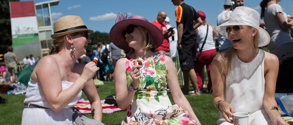 Im Hoppegarten findet die Formel 1 der Pferde statt.