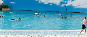 Auch im Tropical Island findet man Abkühlung. 