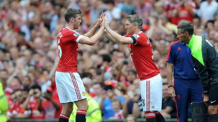 "What a feeling": Bastian Schweinsteiger bei seinem Premier-League-Debüt.