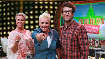 Die Dänin Brigitte Nielsen (Mitte) gewinnt das Sommer-Dschungelcamp von RTL.