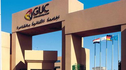 Die German University in Cairo, eines der Prestigeprojekte der deutschen Wissenschaftsaußenpolitik in Afrika.