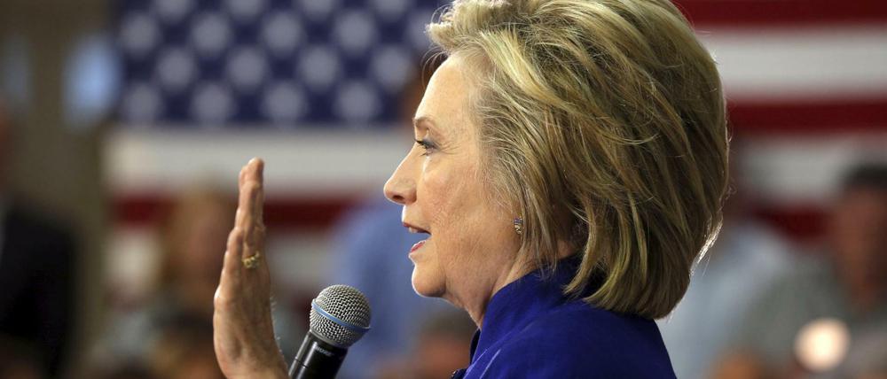 Die Demokratin Hillary Clinton will US-Präsidentin werden
