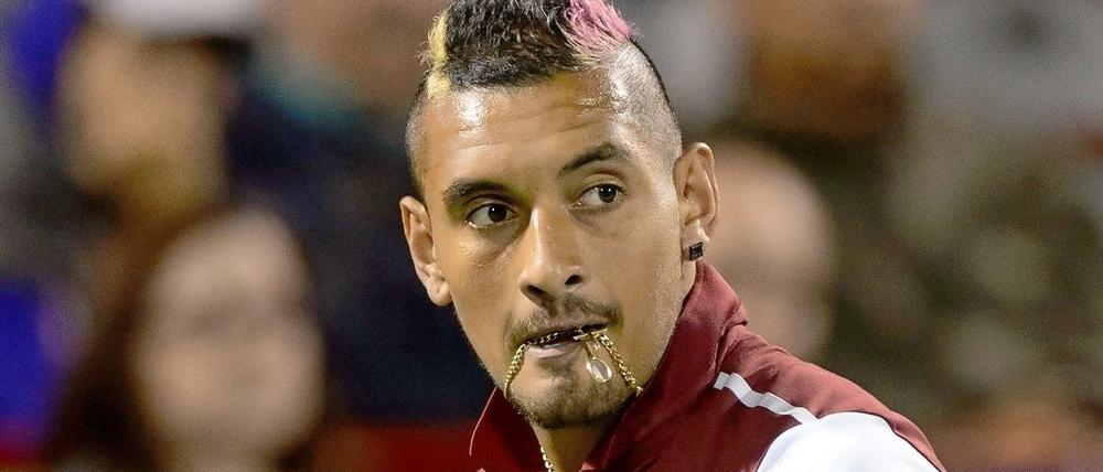 Nick Kyrgios entwickelt sich mehr und mehr zum Tennis-Rüpel Nummer eins.