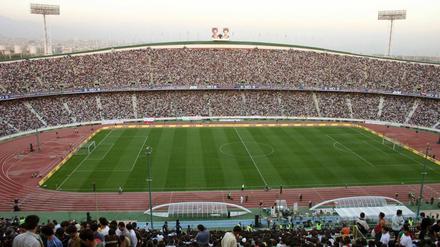 Spielstätte? Das Azadi Sports Stadium in Teheran.