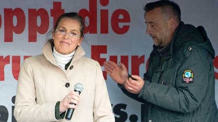 Pegida-Anführer Tatjana Festerling, Lutz Bachmann