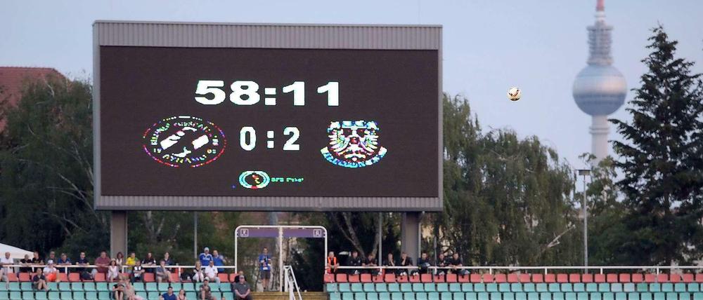 Trotz Elfmeter und ansehnlichem Spiel gelang dem BFC Dynamo auch in der letzten halben Stunde kein Treffer.