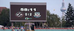 Trotz Elfmeter und ansehnlichem Spiel gelang dem BFC Dynamo auch in der letzten halben Stunde kein Treffer.