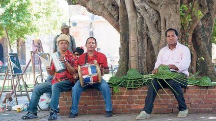 Kreativ. In der Altstadt von Santo Domingo wird Besuchern einiges geboten.
