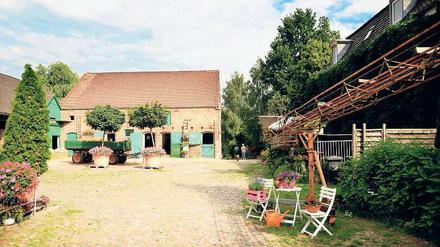 Mittag gibt’s um zwölf. Der Reiterhof Kühne-Sironskis sind auf Springreiterei spezialisiert. 