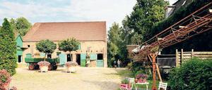 Mittag gibt’s um zwölf. Der Reiterhof Kühne-Sironskis sind auf Springreiterei spezialisiert. 