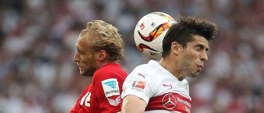 Verkehrte Welt: Der VfB Stuttgart dominierte die Begegnung und hatte genügend Torchancen, um das Spiel rechtzeitig für sich zu entscheiden.