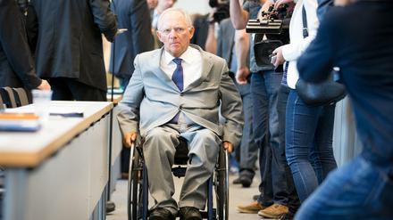 Bundesfinanzminister Wolfgang Schäuble (CDU).