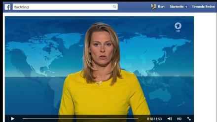 Der "Tagesthemen"-Kommentar von Anja Reschke wurde doch nicht aus Facebook entfernt.