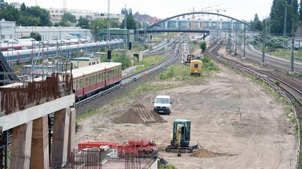 Das wird: Auch am S-Bahnhof Warschauer Straße wurde während der Sommerferien gebaut.