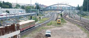 Das wird: Auch am S-Bahnhof Warschauer Straße wurde während der Sommerferien gebaut.