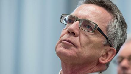 Innenminister Thomas de Maizière (CDU) 