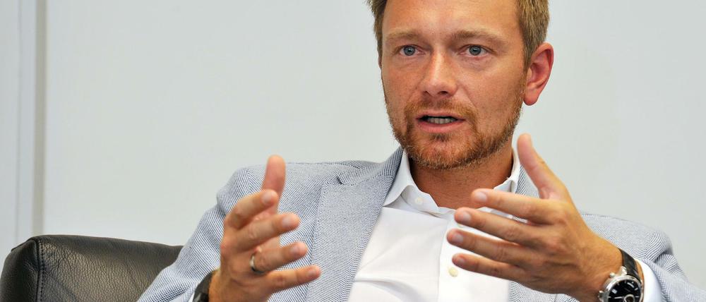 Christian Lindner, Bundesvorsitzender der FDP.