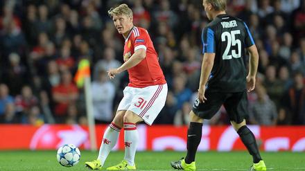 Takt- und Passgeber. Bastian Schweinsteiger überzeugte in der Champions League gegen Brügge.