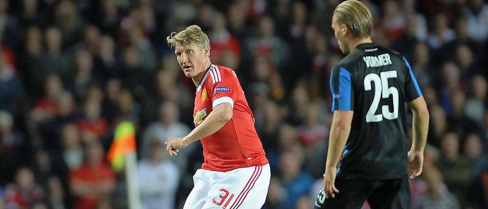 Takt- und Passgeber. Bastian Schweinsteiger überzeugte in der Champions League gegen Brügge.
