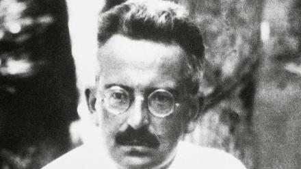 Ein Porträt Walter Benjamins.