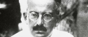 Ein Porträt Walter Benjamins.