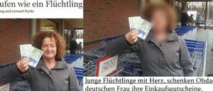 Aus dem Zusammenhang gerissen. Ellen Häring fand ihr verfremdetes Foto auf einem rechten Forum auf Facebook wieder