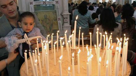 Als es noch ging: Katholiken in Syrien feiern das Osterfest.