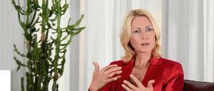 Manuela Schwesig (SPD) ist seit zwei Jahren Bundesministerin für Familie, Senioren, Frauen und Jugend. 