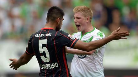 Kevin De Bruyne hatte gegen Eintracht Frankfurt nicht seinen besten Tag.