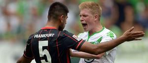 Kevin De Bruyne hatte gegen Eintracht Frankfurt nicht seinen besten Tag.