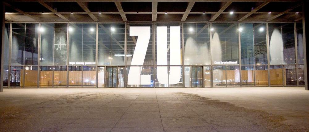Die neue Nationalgalerie ist geschlossen